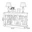 Console rectangulaire en bois massif noyer-1894263198