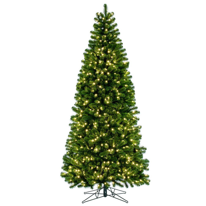 Artificial Pine Christmas Tree with Lights, 6.5'