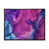 Toile à cadre flottant noir
