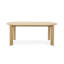 Kering 75" Oak Wood Oval Dining Table