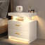 Bookhart Manufactured Wood Bedside Table-1090212954