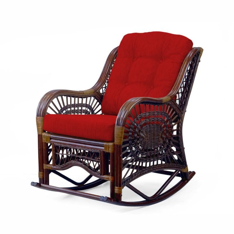 Chaise berçante Schull, Rouge