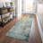 Stanley Blue Washable Indoor-Outdoor Rug - -1388634906