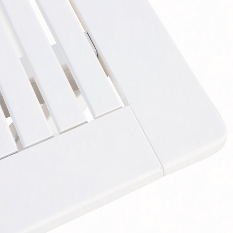 Table pliable 43,5 po, Blanc
