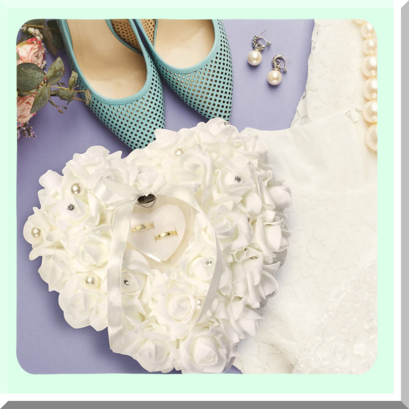 Elegant Wedding Ring Pillow for Ceremonies
