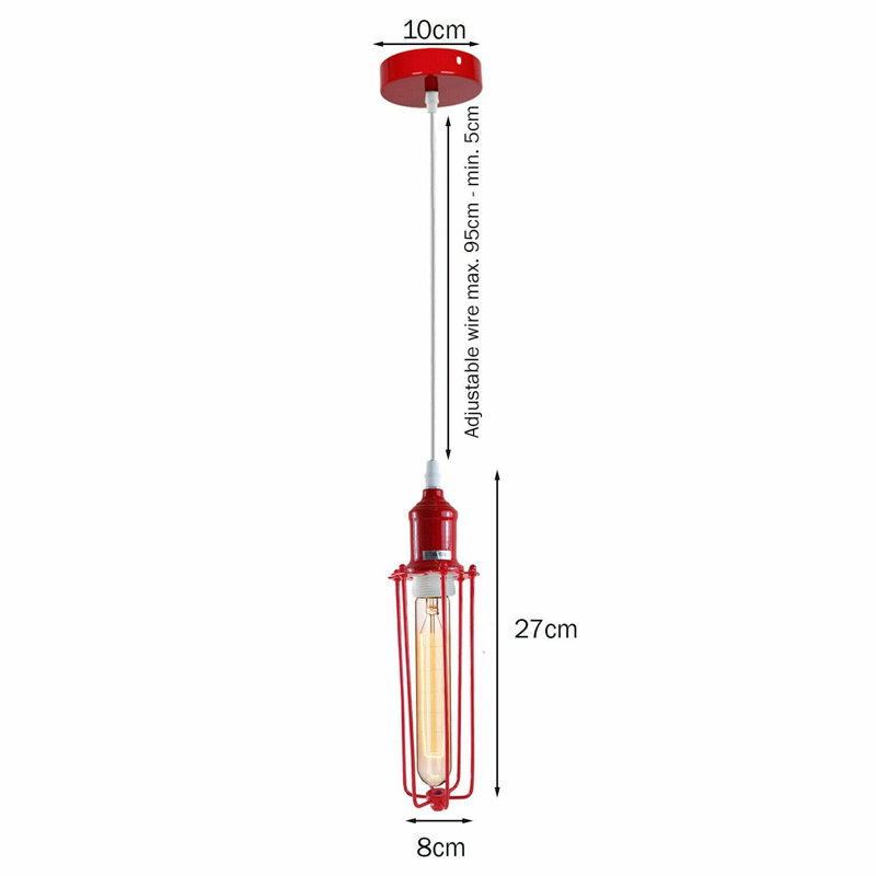 Antashia 1 - Light Pendant, Red
