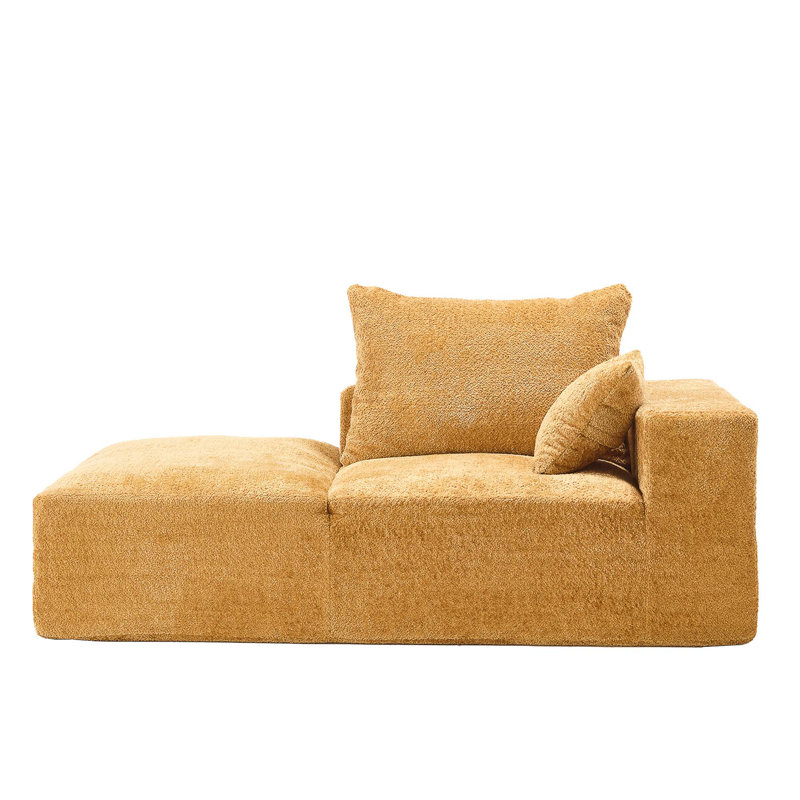 Lazy Leisure Sofa, Practical And Changeable Sofa, Yellow