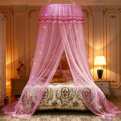Dreamy Princess Bed Canopy | DIY Romantic LED String Lights | Easily create an intimate and romantic space in your bedroom