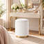 Repose-pieds rond avec velours et tabouret-915177697