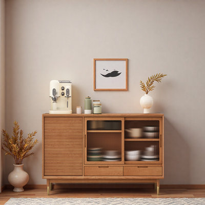 Armoire d'appoint multifonctionnelle en verre