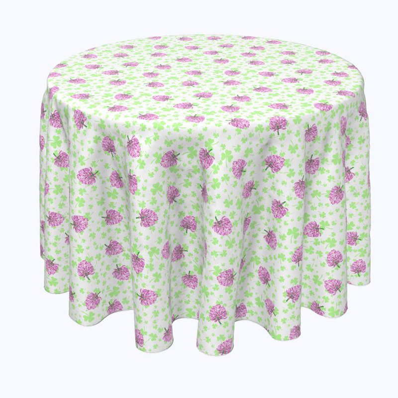 Pinkert Irish Bloom Tablecloth, 120" L x 120" W