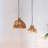 S/2 Rope Woven Chandelier