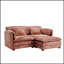 Luxueux canapé double surdimensionné avec tissu chenille et accoudoirs amovibles pour un confort et un style ultimes-1577694977