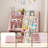 Multifunctional 4 Tier Wooden Kids Book Shelf with  Bookcase Display Stand-1777244447