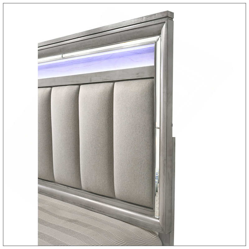 Meuble-lit intégré à panneau de lit 1pc, Grand