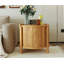 Table basse rotative moderne U-Can avec rotin et rangement caché