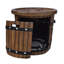 Foyer au propane rond de 25 po MGO, 40 000 BTU