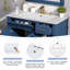 Meuble-lavabo moderne 36 "avec lavabo en céramique-1961330629