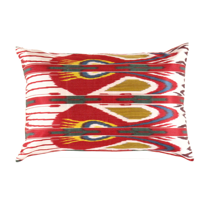 Rectangular Pillow Cover & Insert, Rose Ikat