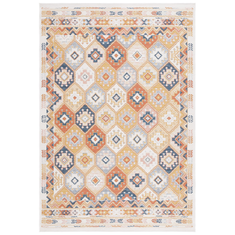Molena Sunrise Geometric Indoor/Outdoor Area Rug, Rectangle 5'3" x 7'7"
