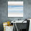 «Serenity Sea» par Chris Paschke, art mural sur toile 26 po x 26 po