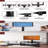 Multi-Function TV Stand Height Adjustable Bracket Swivel 3-Tier
