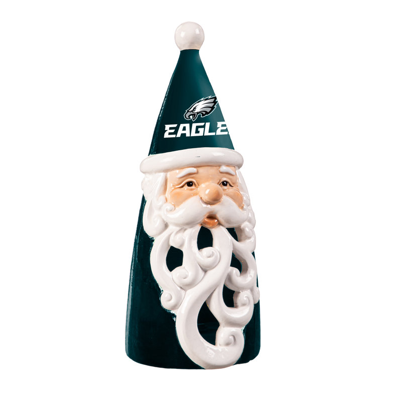 Statues du Père Noël Philadelphia Eagles, 8 po