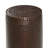 Beardall Metal Pillar Style Brown Pedestal Table with Hammered Design Set