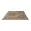 Tapis oriental rouge / gris / vert-1949220457