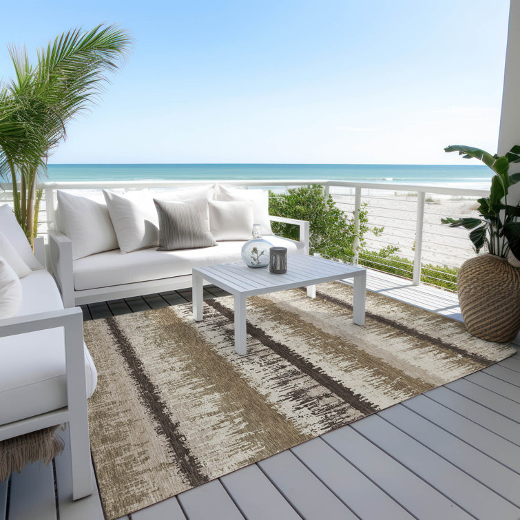 Chayden Indoor/Outdoor Chantille ACN1013 Gold Area Rug