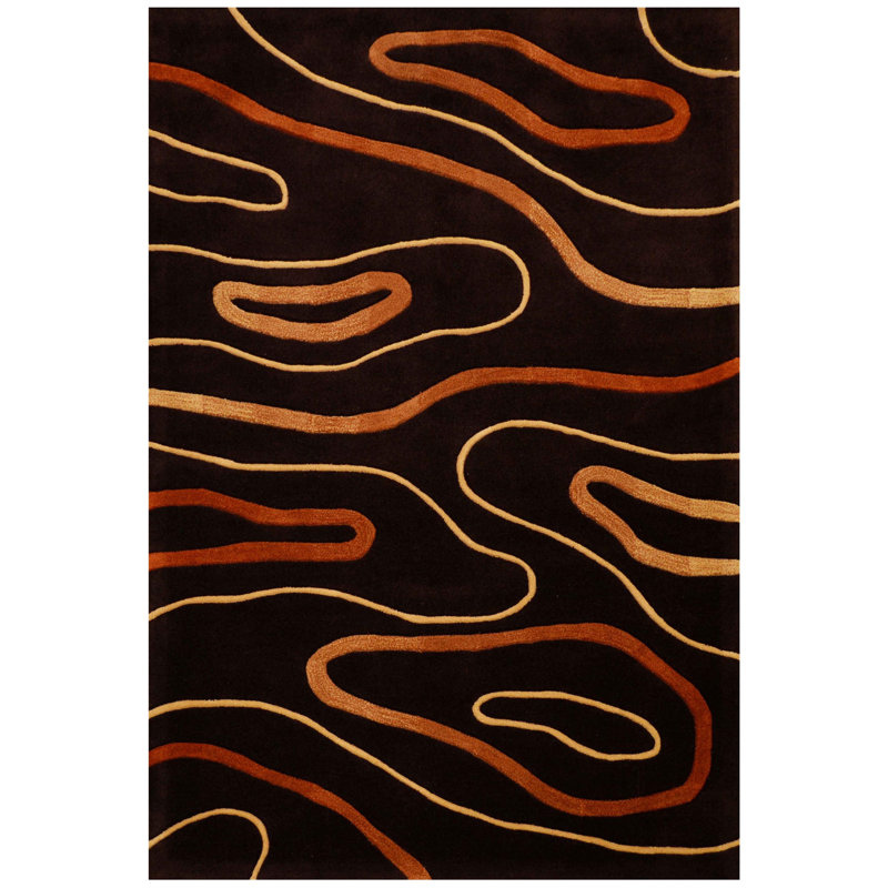 Phoenix Abstract Hand Woven Area Rug, Rectangle 120 x 180cm