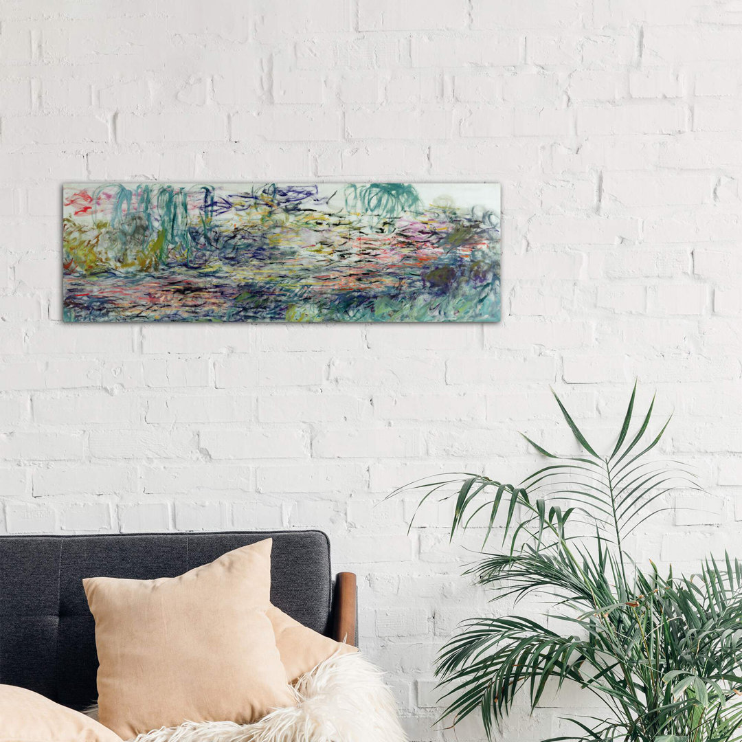 Waterlilies, 1917-19 by Claude Monet - Panoramic Painting on Canvas