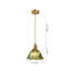 1 - Light Brass Pendant-90344779
