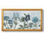 Rétro nuances de bleu - reproduction d'un cadre photo sur toile-1569435796