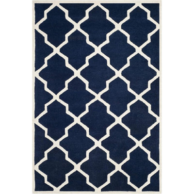 Carolene Hand Tufted Wool Geometric Rug