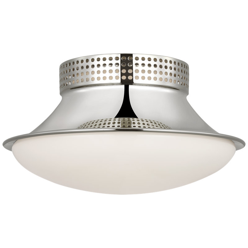 Kelly Wearstler 1 - Light LED Flush Mount, Polished Nickel