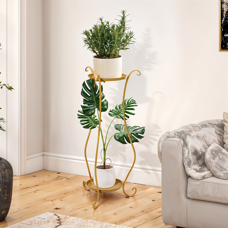 Iron Plant Stand 2 Tier