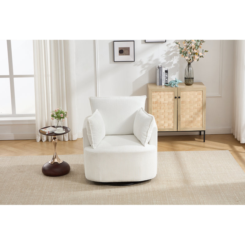 Chaise pivotante, Blanc