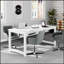 Bureau de direction de 63 pouces avec structure en métal épais, poste de travail spacieux et moderne pour la maison et le bureau