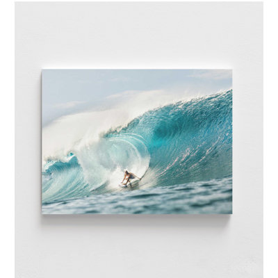 Turquoise Wave Surf Photo Print - Ocean Serenity Wall Art