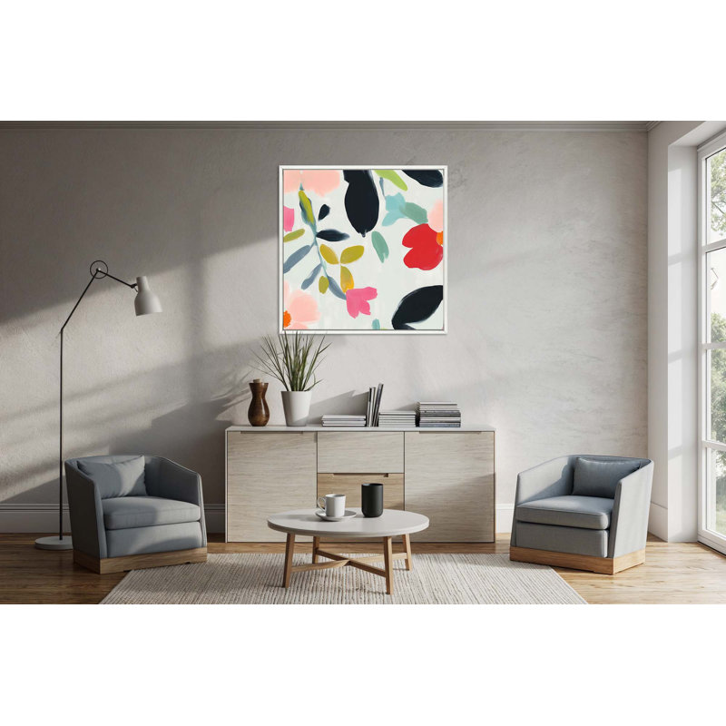 Vibrant Strokes & Stems 2 - Framed, Small