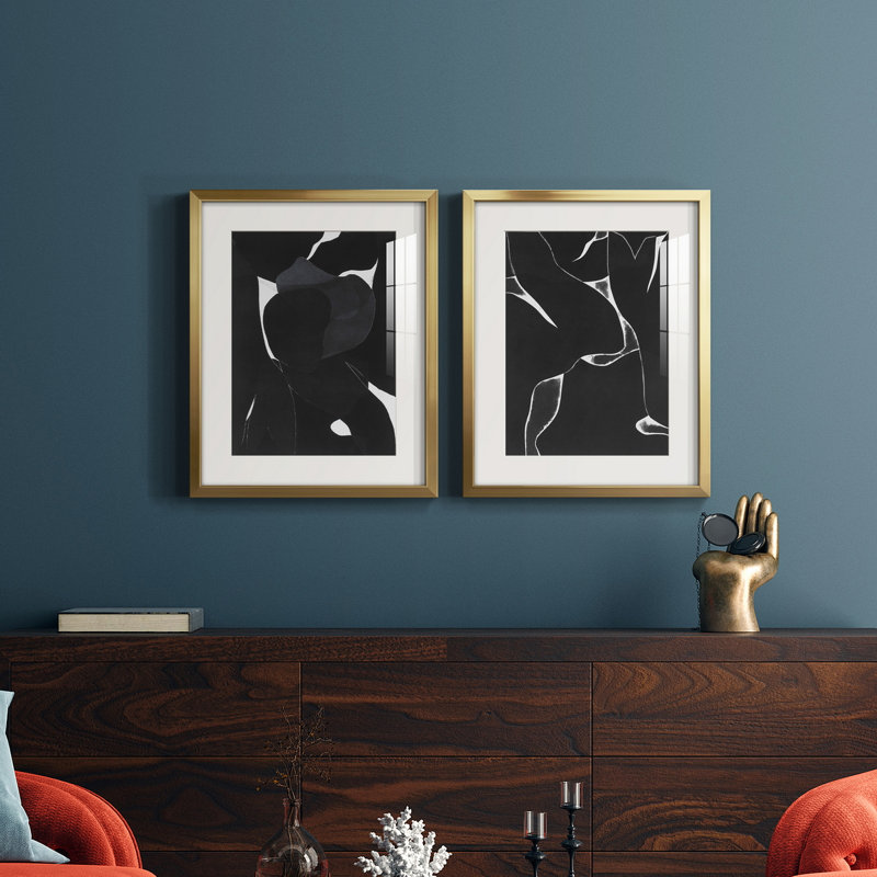 «Night Bloom I», reproduction encadrée de qualité supérieure, prête à être accrochée