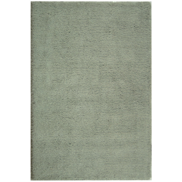 Coltson Shag Hand Tufted Performance Solid Color Rug