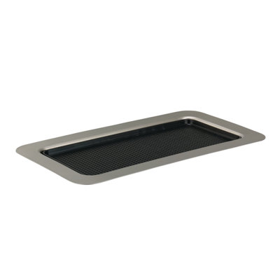 Plateau de service en acier inoxydable