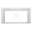 Abat-jour rectangulaire en lin pour lampes de table P 7 po x H 8 po x l 13 po