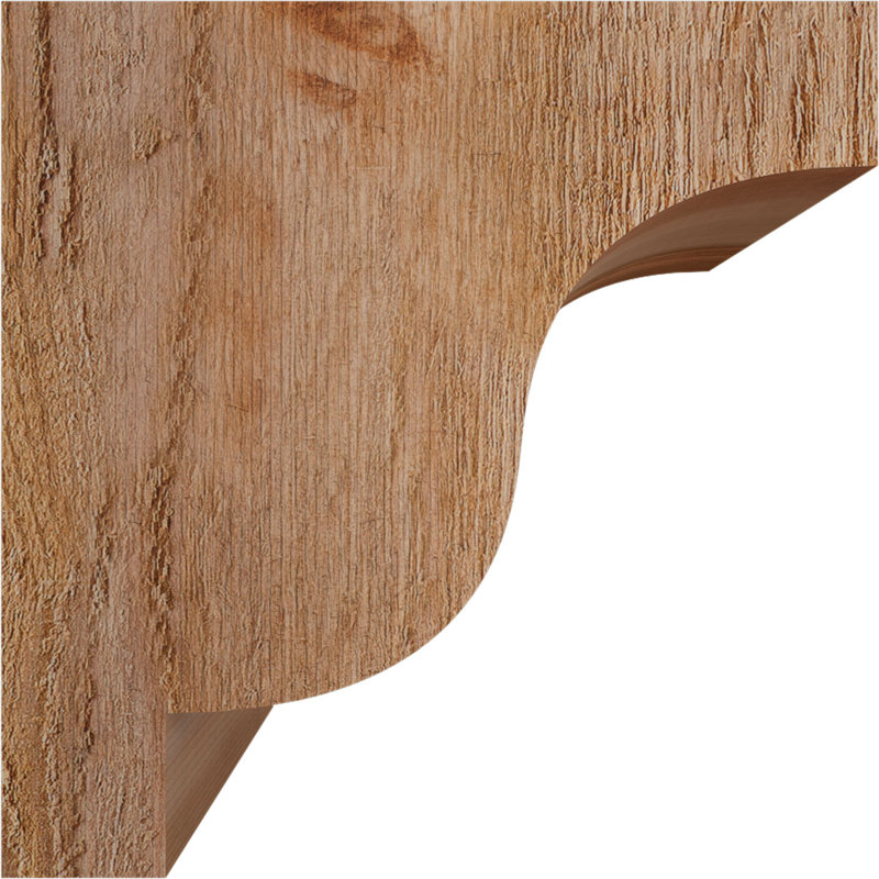 Newport Corbel, H 10 po x l 6 po x P 10 po, Cèdre rouge, Sciage brut