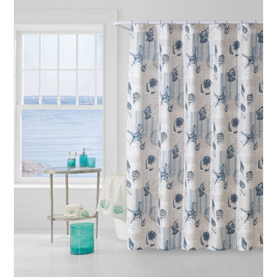 Mccreight Shower Curtain with Hooks Included