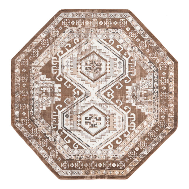 Charlotte Oriental Indoor Rug, Octagon 7'10" x 7'10"