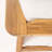 Outdoor Acacia Wood 3-Seater Sofa
