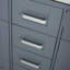 Ensemble de meuble-lavabo double 61 po avec dessus Dhanraj
